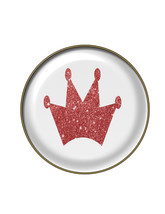 11 Crown Glitter Brad Glass-Digital Download-ClipArt-Art Clip-Banner-Par... - $1.25