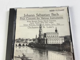 Johann Sebastian Bach Four Concerti for Various Instruments CD 1988 - £3.20 GBP