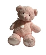 Gund My first Teddy Plush Stuffed Toy Animal Bear Pink With Ribbon Embro... - $15.71