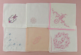 Choice of Vintage S, E, and G Monogram Hankies  (Lot #B7) Some have Sold - £15.30 GBP