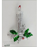 Signed Gerrys Christmas Decorated Candle Pin (#J787) - £9.43 GBP