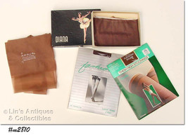 5 Pairs Vintage Nylons Stockings by Argus, Gaymode, and Others (Inventor... - $50.00