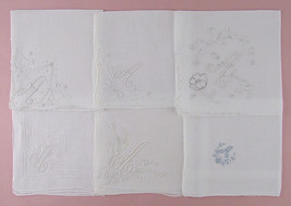 Vintage Madeira A Monogram Handkerchiefs Choice Madeira Hanky (Inv. #Mon... - £23.89 GBP