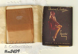 Vintage Elaine Arden Seamed Nylons 3 Pairs in Original Box Size 9 (#M2439) - $70.00