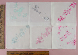 Choice of Vintage Monogram Hankies M B W or one for Rose (Inventory Mono... - $24.00