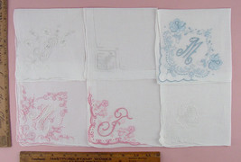 Choice of Vintage Monogram Hankies M B or F (Inventory #Monogram25) - £23.89 GBP