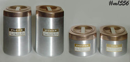 Vintage West Bend Canister Set (#M1556) - £59.26 GBP