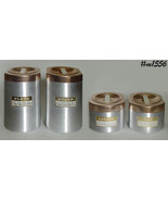 Vintage West Bend Canister Set (#M1556) - £59.95 GBP