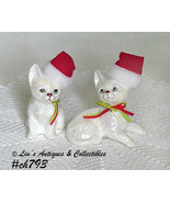 Two Vintage Christmas Kitten Figurines by Enesco 1988 (#CH793) - £14.07 GBP