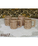 McCoy Pottery Difficult to Find Set of 4 Western Ware Vintage Mugs (Inv.... - £62.90 GBP