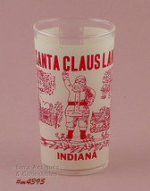 Vintage Santa Claus Land Indiana Souvenir Glass (Inventory #M4395) - £11.79 GBP