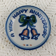A Very Happy Anniversary Mini Plate by M.A. Hadley   (Inventory #E113) - £7.94 GBP