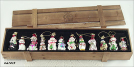 Thomas Pacconi Collection of 12 Glass Animal Figural Ornaments (#CH1415) - $60.00