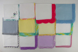 Vintage Hanky Lot of One Dozen Assorted Vintage Hankies Handkerchiefs (L... - £54.15 GBP