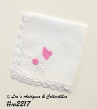 Vintage Southern Belle Handkerchief  Hanky(Inventory #M2217) - £9.44 GBP