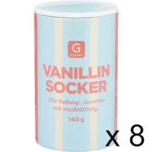 Garant Vanilla Sugar 8-pack (8x140 grams) - Swedish Sweetener - $49.00