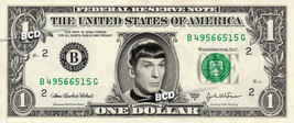 MR SPOCK on REAL Dollar Bill Leonard Nimoy Star Trek TOS Cash Money Memorabilia - $5.55