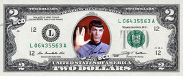 REAL $2 Mr Spock Bill with SIGNATURE - Leonard Nimoy Money Dollar - $178.32 MXN