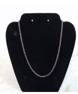 Gold Plated 925 Sterling Silver Rope Link Chain Necklace 10g 18&quot; TESTED - $32.84 CAD