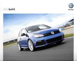 2012 Volkswagen GOLF R sales brochure catalog 2nd Edition 12 US VW - £9.99 GBP