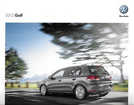2012 Volkswagen GOLF sales brochure catalog US 12 VW Rabbit TDI - £6.39 GBP