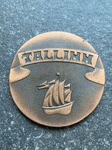 Estonia Collectible Medal In Honor Of Tallinn City - £13.19 GBP