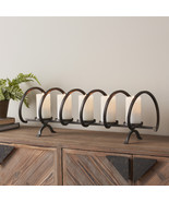 Modern Metal Sprial Candle Holder Centerpiece 31&quot;L - $1,959.96 MXN
