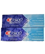 Two (2) Pack ~ Crest 3D White Fluoride Advanced ARCTIC FRESH Toothpaste ... - $356.03 MXN