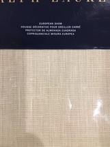 Ralph Lauren Mulholland Drive Euro Sham Bronson Buff $285 Nip - £99.21 GBP