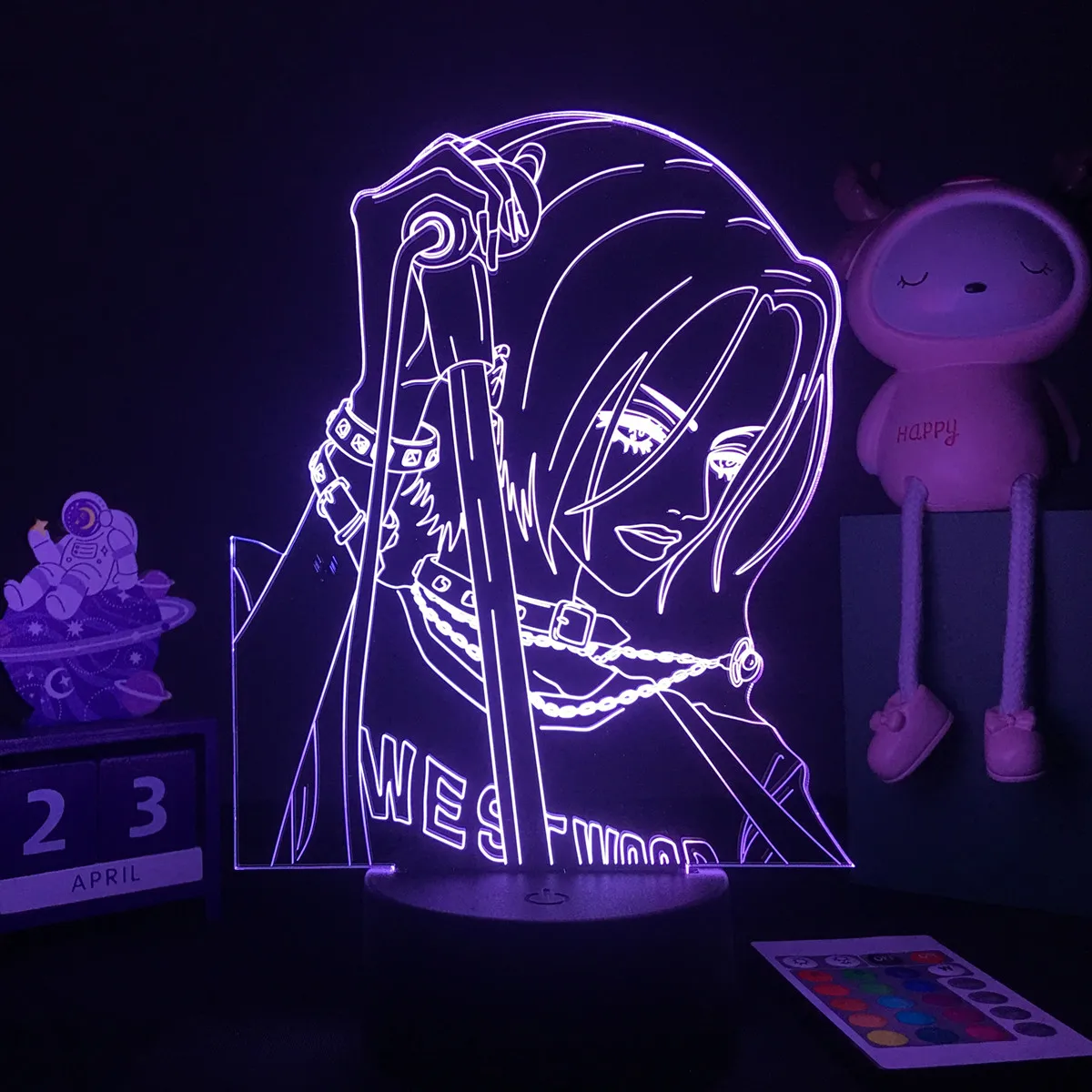 Anime Nana 3D LED Nightlight for Bedroom Decor Table Lamp Nana Osaki Figure Kids - £7.01 GBP+