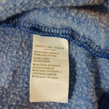 American Eagle Outfitters Men's Blue Cotton Blend Hoodie Pullover Sweatshirt M image 4