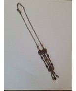 Boho Style Amber Color Necklace - $14.65 CAD