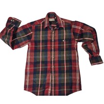 VTG 80s 90s Field Master Sears 100% Cotton Red/Multi  Plaid Flannel Shir... - $734.99 MXN