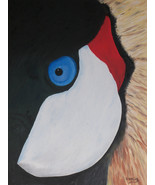 Original Oil Painting, Abstract, Bird, Close Up - &quot;Crowned Crane&quot; (18&quot;x24&quot;) - £176.99 GBP