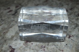 Lovely 3D Laser Etched Cube of Train, with Beveled Edges - £15.81 GBP