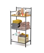 3-Tier Freestanding Multipurpose Storage Shelves Heavy Duty Metal - £75.73 GBP