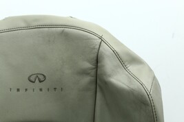 2003-2008 INFINITI FX45 FX35 FRONT RIGHT UPPER SEAT COVER OEM BEIGE H1866 image 3