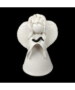 Vintage Angel Handmade Pottery Figurine Christmas Music Singing Heavens ... - £9.46 GBP