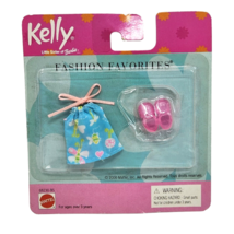 MATTEL 2000 BARBIE LITTLE SISTER KELLY FASHION FAVORITES DRESS + SHOES 6... - £14.16 GBP