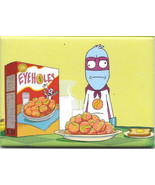 Rick and Morty Animated TV Series Eyehole Man and Cereal Refrigerator Ma... - £3.92 GBP