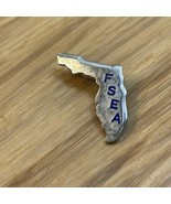 Vintage Silver Tone FSEA Florida Society of Environmental Analysis Lapel... - $9.90