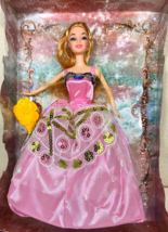 Barbie Look ALIKE:12&quot; Holiday Bonnie Beauty Angel Doll In Pink Sparkle Dress New - £7.99 GBP