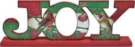 GM2491-Cardinal Joy Cutout Wood Sign on Wood Base  - £6.90 GBP