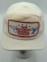 Vtg 1984 OLD-TIMERS Baseball Weekend Tinker Field Florida Snapback Hat, B Feller - £14.70 GBP
