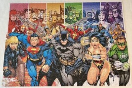 Aquarius DC Comics Justice League of America 1000 Piece Jigsaw Puzzle Complete - £11.76 GBP