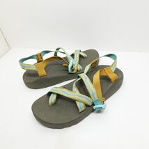 Chaco Classic Z2  Men's Size 12 Blue Green Yellow Outdoor Hiking Sandals... - $44.99