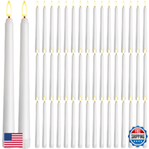 Baquler 50 Pcs 9.7 Inch Flameless Taper Candles Battery Operated Taper C... - $77.26