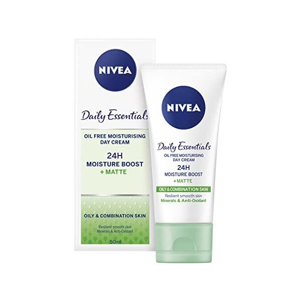 Nivea Daily Essentials Oil Free Moisturising Face Day Cream, 50 ml - Pac... - $37.00