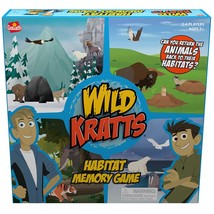 Goliath Wild Kratts Habitat Memory Game - Classic Memory Gameplay with Creative  - £28.15 GBP