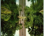 Singing Tower Mirror Reflection Pool Lake Wales FL Florida Chrome Postca... - $3.91
